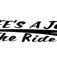 Horse Trailer Stripe Life's A Journey Enjoy The Ride Vinyl Decal striping with R