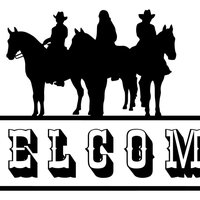 WELCOME SIGN Door Horse Trailer Vinyl Decal