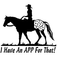 Appaloosa Horse App Decal