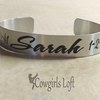 Custom Silver Cuff  Bracelet - 3