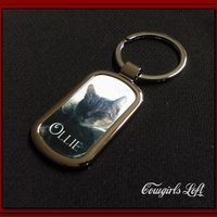 Photo Keychain with Keyring