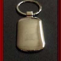 Backside of Keychain with Keyring