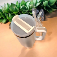 Why Ride - Can't Slide saying White 40oz Tumbler