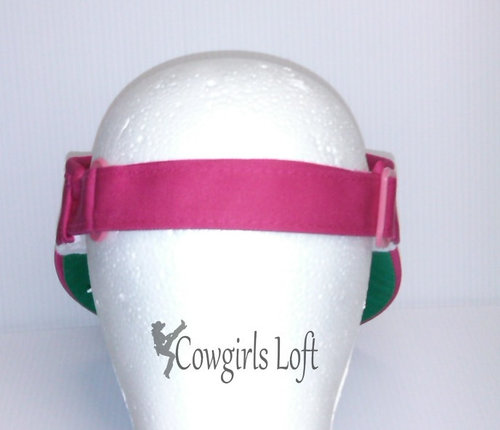 VISORS New Ladies Women's Pink Visor back