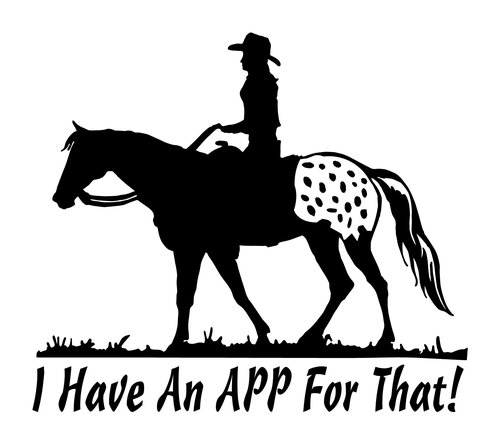Appaloosa Horse App Decal