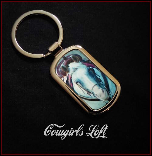 Photo Keychain with Keyring