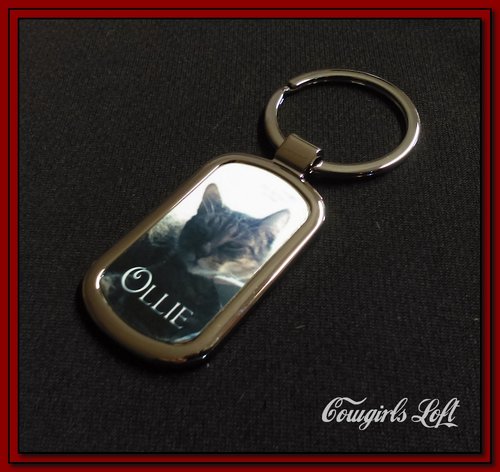 Photo Keychain with Keyring