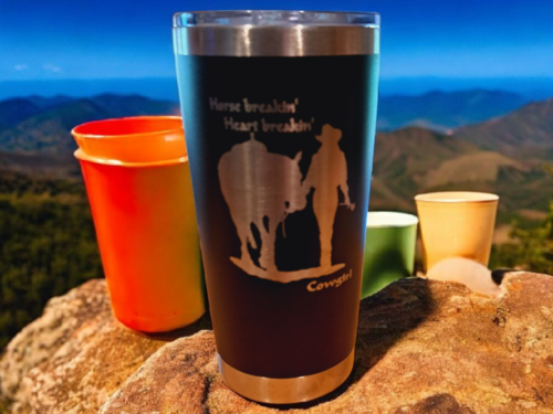 Horse Breakin Heart Breakin Cowgirl 20 oz Tumbler