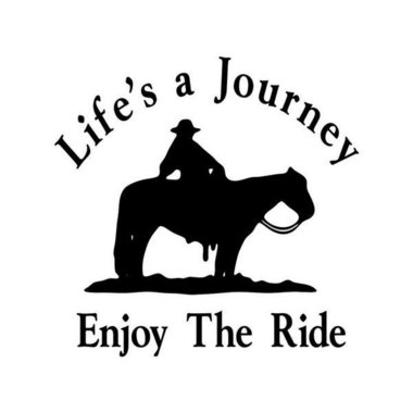Decal - Life's a Journey Enjoy The Ride