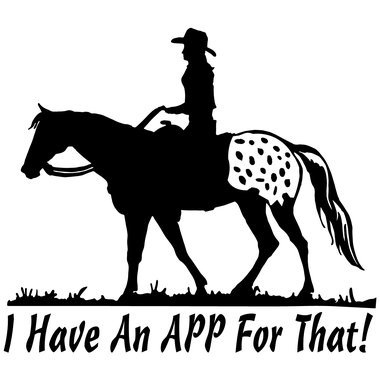 Appaloosa Horse App Decal