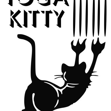 Cat Lovers decal - Yoga Kitty