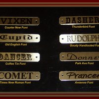 Brass Name Plates for Horse Halters, Saddles and Bridles